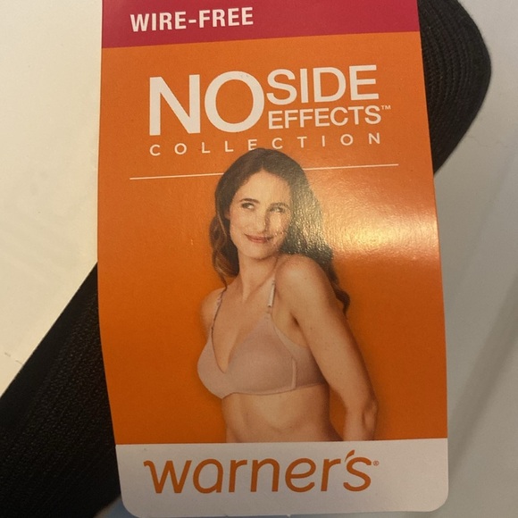 Warner’s Tan 36B Bra Wire Free No Side Effects Extra Side Coverage NWT - Picture 6 of 9